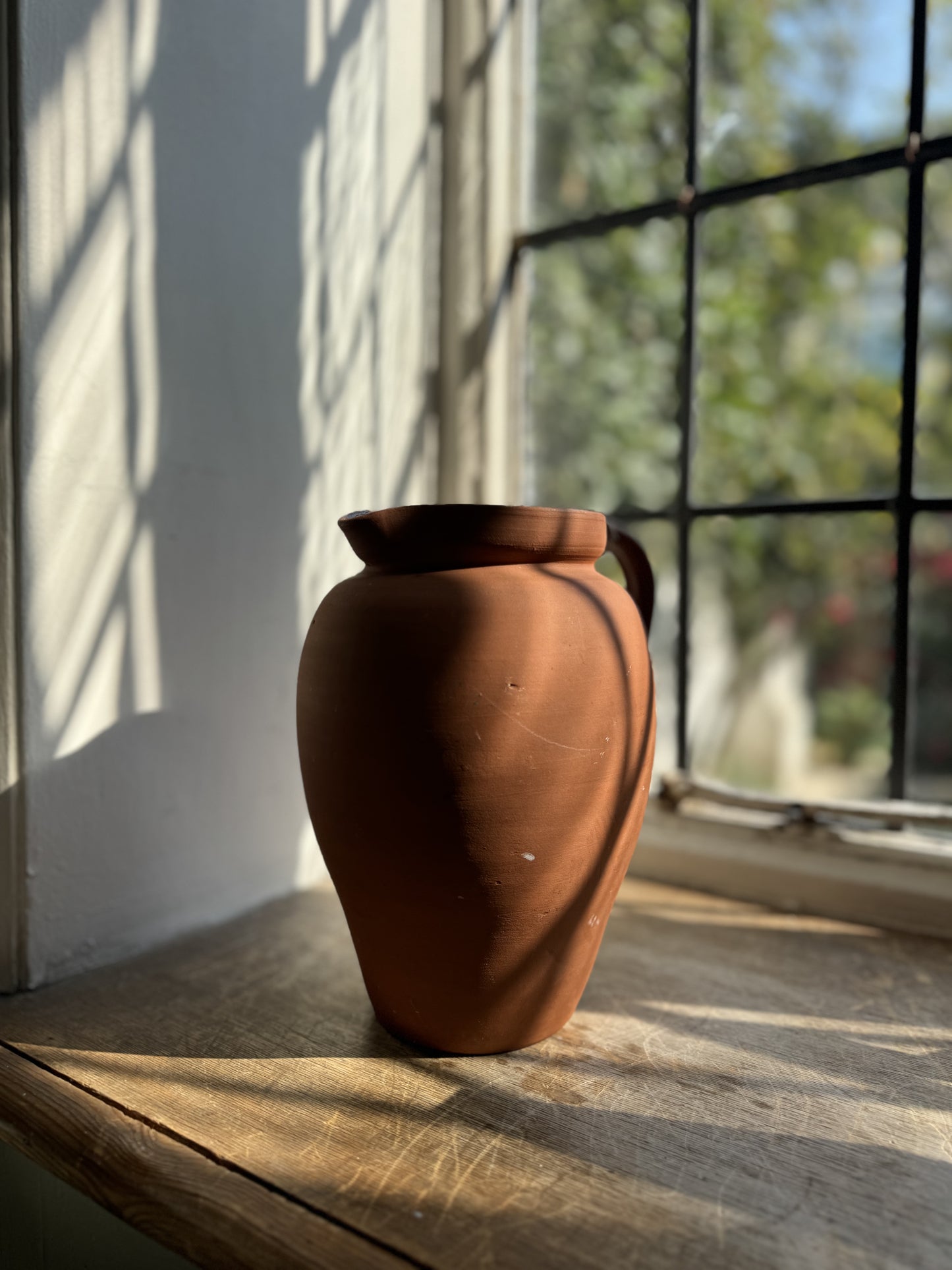 Terracotta jug
