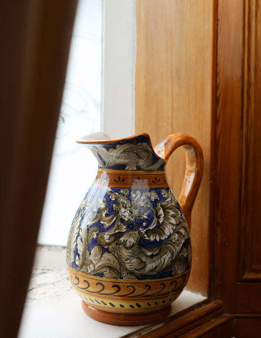 18th Century Italian hand - painted jug - Clementine Parker