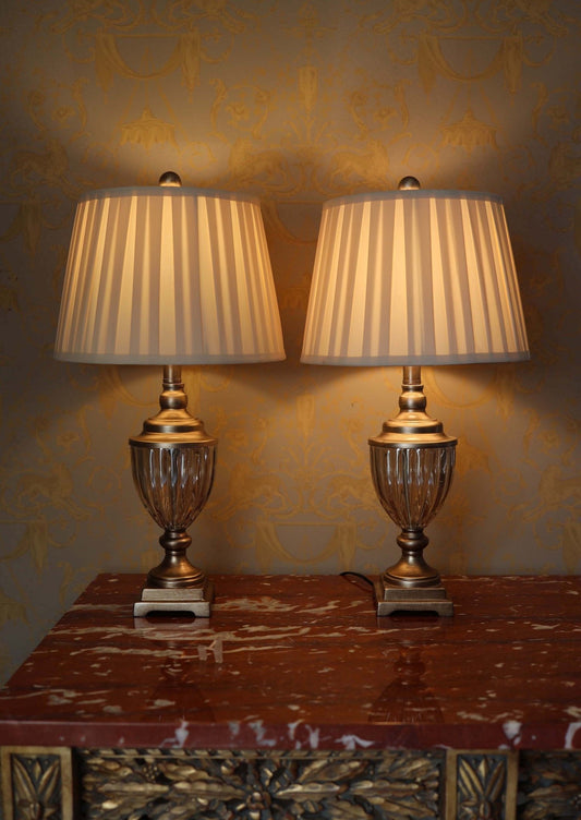 A set of two decorative table lamps - Clementine Parker
