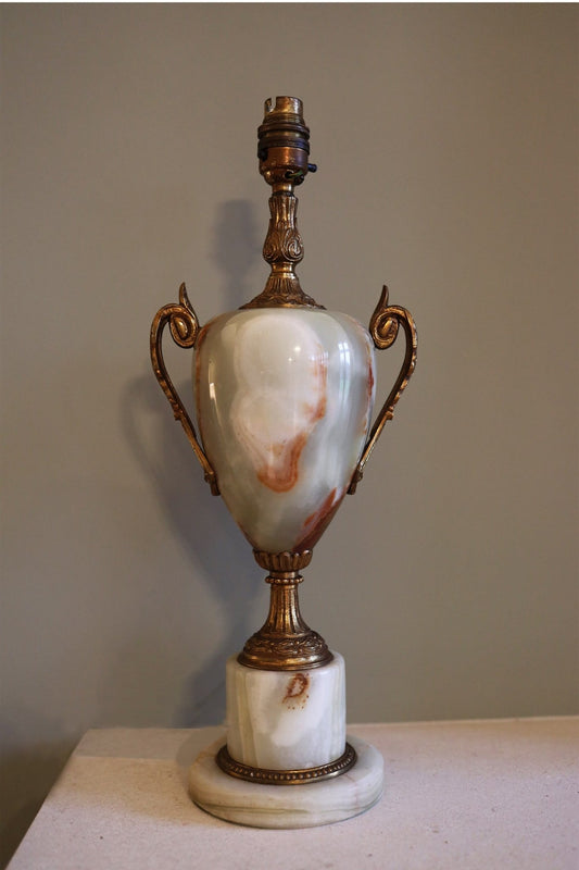 An ornate marble lamp base - Lamps - Clementine Parker